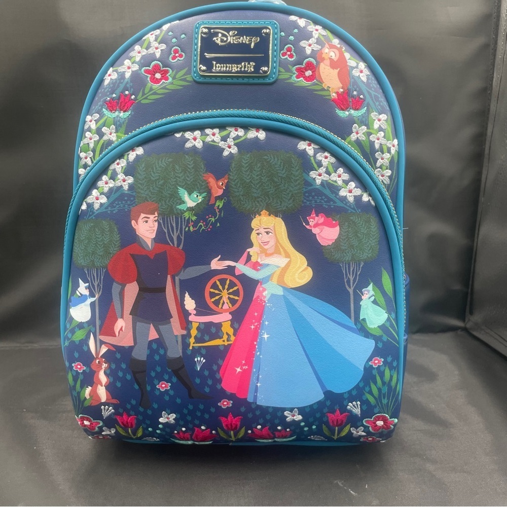 Disney Loungefly Sleeping Beauty Floral Backpack
